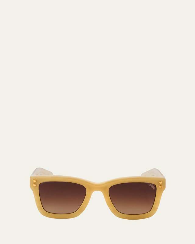 Oat Acetate Square Sunglasses